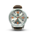 ESBEDA Stylish & Premium Analog Silver & Orange Dial Men's Watch