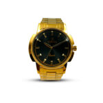Esbeda Black Dial With Gold Bezel Analog Men's Watch
