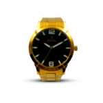 ESBEDA Premium Design Analog Pure Black Dial Men's Metal Watch