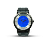 ESBEDA Stylish & Designer Analog Dual Tone Dial Blue & Silver Men’s Watch