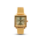 ESBEDA Premium & Designer Analog Elegant Rose Gold Square Dial Ladies Watch