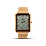 ESBEDA Premium & Designer Analog White & Rose Gold Checked Dial Watches