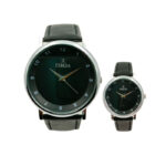 ESBEDA Stylish & Design Black With Silver Hands Dial Analog Couple Watches