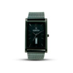 ESBEDA Premium & Designer Analog Black Dual Tone Stripe Day & Date Dial Watch