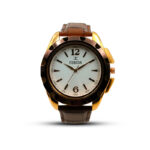 ESBEDA Stylish Hickory Case Analog White Dial Men's Watch