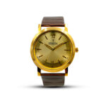 ESBEDA Stylish Golden Case Analog Golden Dial Men's Watch
