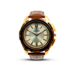 ESBEDA Stylish Hickory Case Analog White Dual Tone Dial Men's Watch