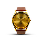 ESBEDA Stylish Slim Edition Analog Golden Dial Unisex Watch