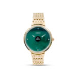 ESBEDA Designer and Luxurious Elegant Glossy Green Dial with Gold Bracelet Unisex Watch