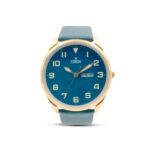 ESBEDA Designer and Elegant Blue Dial Aesthetic Leather Strap Unisex Watch