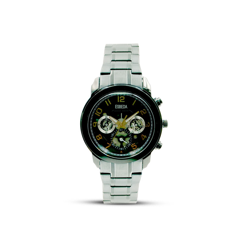 Buy ESBEDA Stylish & Designer Analog Silver Dual Tone Men's Watch at  Amazon.in